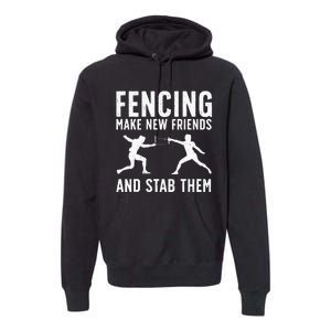 Best Fencing Design Fencing Sport Fencer Premium Hoodie