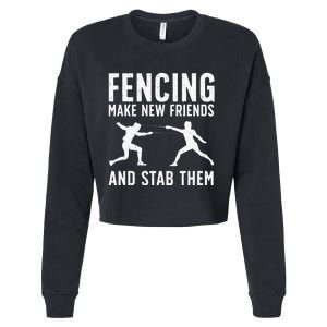 Best Fencing Design Fencing Sport Fencer Cropped Pullover Crew