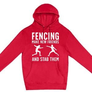 Best Fencing Design Fencing Sport Fencer Premium Pullover Hoodie