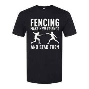 Best Fencing Design Fencing Sport Fencer Softstyle CVC T-Shirt