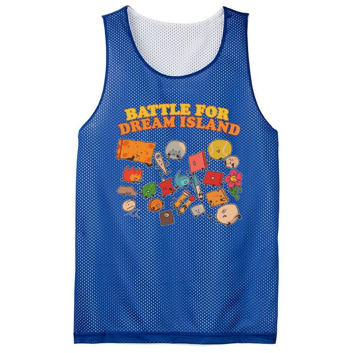 Battle For Dream Island Birthday Costume Mesh Reversible Basketball Jersey Tank