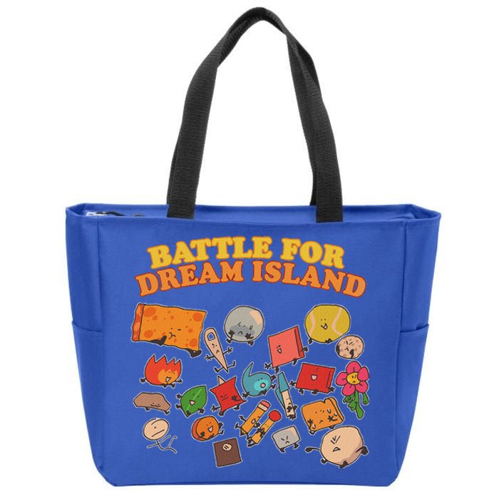 Battle For Dream Island Birthday Costume Zip Tote Bag