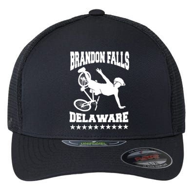 Brandon Falls Delaware Joe Biden Bike Ride Flexfit Unipanel Trucker Cap