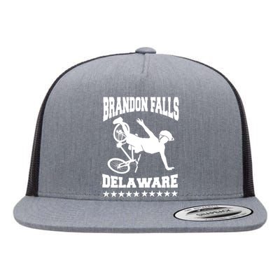 Brandon Falls Delaware Joe Biden Bike Ride Flat Bill Trucker Hat