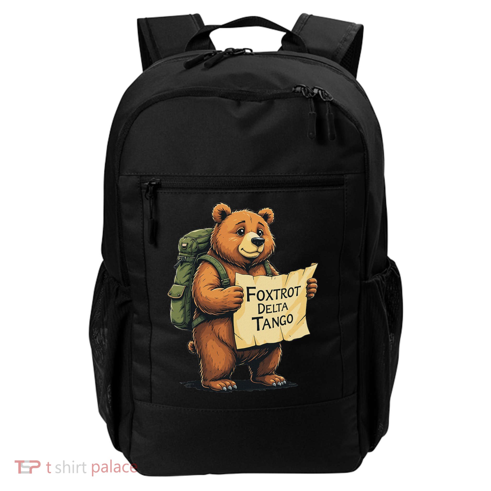 Bear Foxtrots Deltas Tangos  Daily Commute Backpack