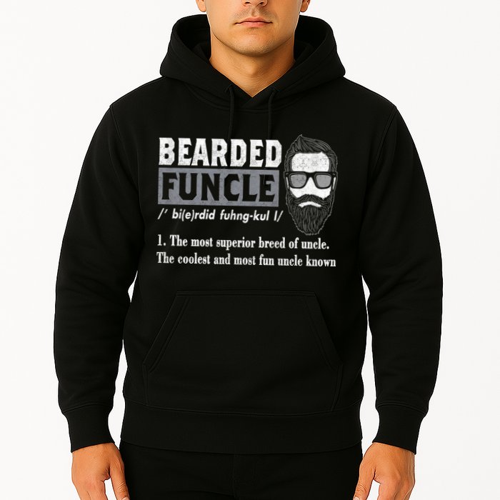 Bearded Funcle Definition Hoodie