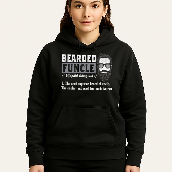 Bearded Funcle Definition Hoodie