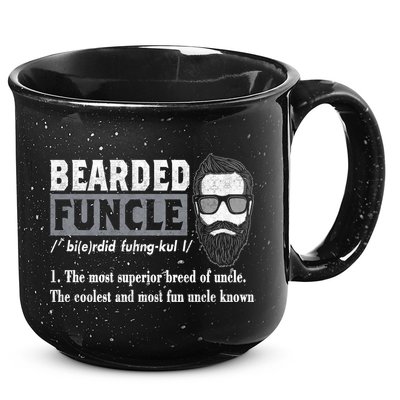 Bearded Funcle Definition 15oz Campfire Ceramic Mug