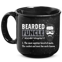 Bearded Funcle Definition 15oz Campfire Ceramic Mug