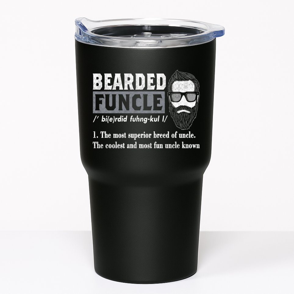 Bearded Funcle Definition Tumbler