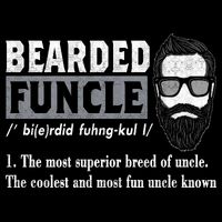 Bearded Funcle Definition Poster