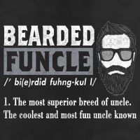 Bearded Funcle Definition Golf Towel