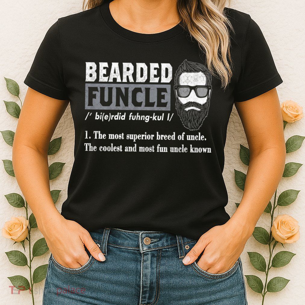 Bearded Funcle Definition Womens T-Shirt