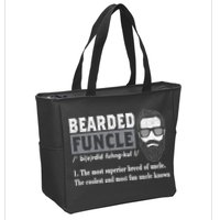 Bearded Funcle Definition Zip Tote Bag