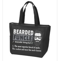 Bearded Funcle Definition Zip Tote Bag