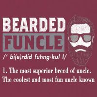 Bearded Funcle Definition 16oz Travel Tumbler