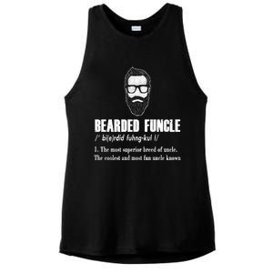 Bearded Funcle Definition Ladies PosiCharge Tri-Blend Wicking Tank