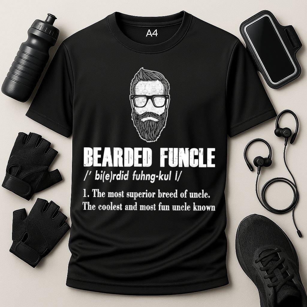 Bearded Funcle Definition Performance Shirt