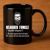 Bearded Funcle Definition 11oz C Handle Ceramic Mug
