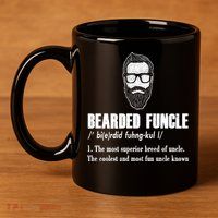 Bearded Funcle Definition 11oz C Handle Ceramic Mug