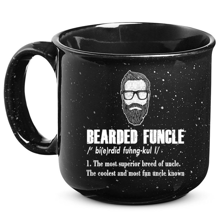 Bearded Funcle Definition 15oz Campfire Ceramic Mug