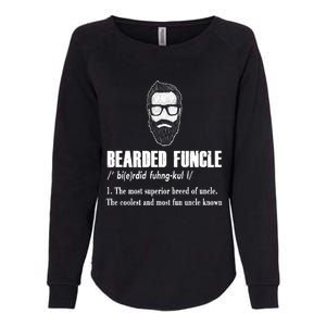 Bearded Funcle Definition Womens California Wash Sweatshirt