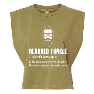 Bearded Funcle Definition Garment-Dyed Women's Muscle Tee