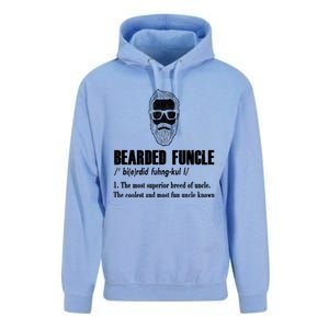 Bearded Funcle Definition Unisex Surf Hoodie