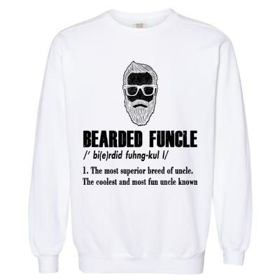 Bearded Funcle Definition Garment-Dyed Sweatshirt