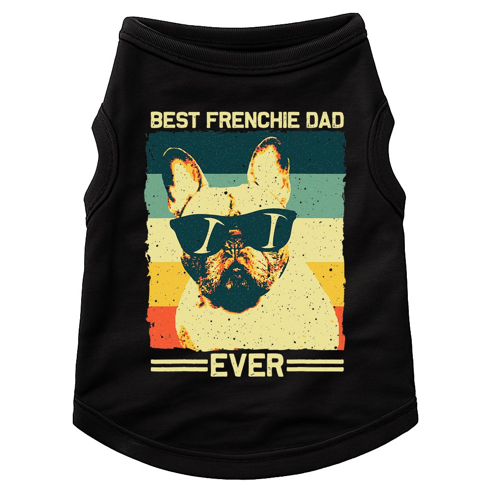 Best Frenchie Dad Design Father French Bulldog Lovers Doggie Tank