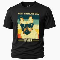 Best Frenchie Dad Design Father French Bulldog Lovers Cooling Performance Crew T-Shirt
