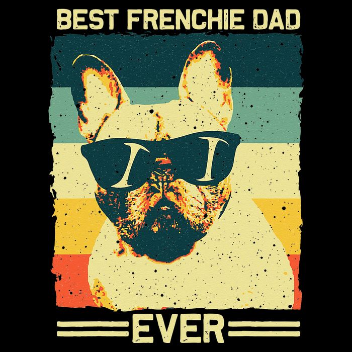 Best Frenchie Dad Design Father French Bulldog Lovers Impact Tech Backpack
