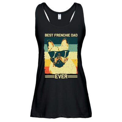 Best Frenchie Dad Design Father French Bulldog Lovers Ladies Essential Flowy Tank