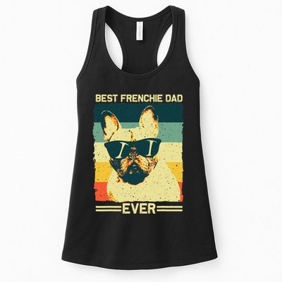 Best Frenchie Dad Design Father French Bulldog Lovers Womens Tank Top