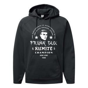 Bloodsport Frank Dux Kumite Champion Performance Fleece Hoodie