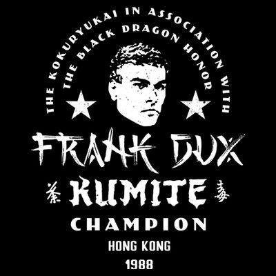 Bloodsport Frank Dux Kumite Champion T-Shirt