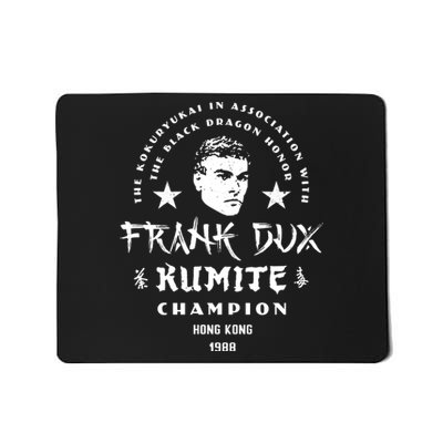 Bloodsport Frank Dux Kumite Champion Mousepad