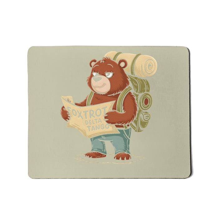 Bear Foxtrots Deltas Tangos Funny Bear Foxtrots Deltas Mousepad