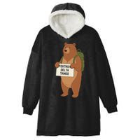 Bear Foxtrots Deltas Tangos Funny Bear Foxtrots Deltas Hooded Wearable Blanket