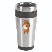 Bear Foxtrots Deltas Tangos Funny Bear Foxtrots Deltas 16oz Travel Tumbler