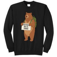 Bear Foxtrots Deltas Tangos Funny Bear Foxtrots Deltas Tall Sweatshirt