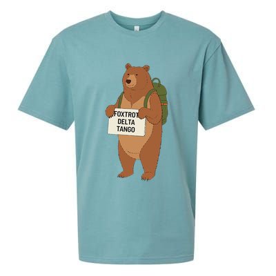 Bear Foxtrots Deltas Tangos Funny Bear Foxtrots Deltas Sueded Cloud Jersey T-Shirt