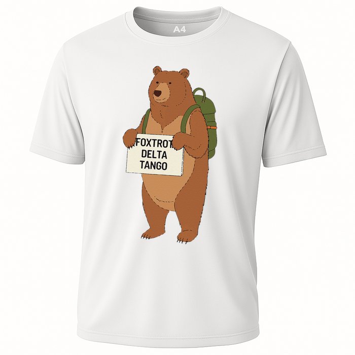 Bear Foxtrots Deltas Tangos Funny Bear Foxtrots Deltas Performance Shirt