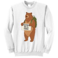 Bear Foxtrots Deltas Tangos Funny Bear Foxtrots Deltas Sweatshirt