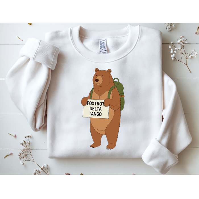 Bear Foxtrots Deltas Tangos Funny Bear Foxtrots Deltas Sweatshirt