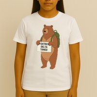 Bear Foxtrots Deltas Tangos Funny Bear Foxtrots Deltas T-Shirt