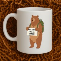 Bear Foxtrots Deltas Tangos Funny Bear Foxtrots Deltas Mug