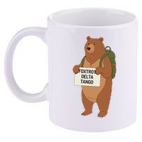 Bear Foxtrots Deltas Tangos Funny Bear Foxtrots Deltas 11oz C Handle Ceramic Mug