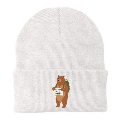 Bear Foxtrots Deltas Tangos Funny Bear Foxtrots Deltas Beanie