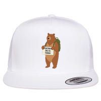 Bear Foxtrots Deltas Tangos Funny Bear Foxtrots Deltas Flatbill Hat